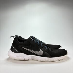 Nike Flex Experience Run 10 Black White Running Shoes CI9960-002 Men's Size 9.5
